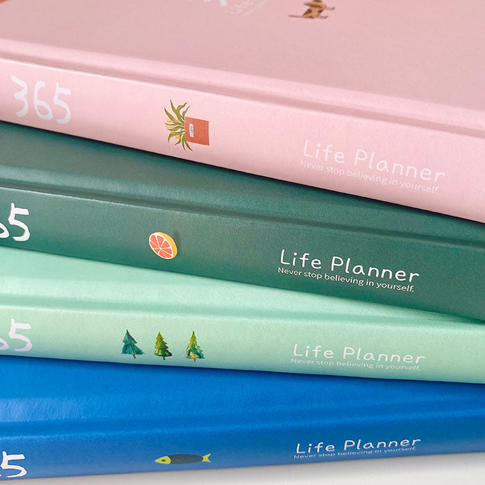 365 Life Planner | Agenda anual, mensual y diaria personalizable B6