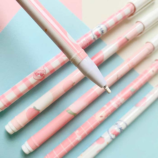 bolis aesthetic con tinta gel negra y de punta fina