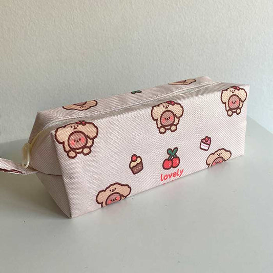 estuches grandes de tela espaciosos con ositos kawaii