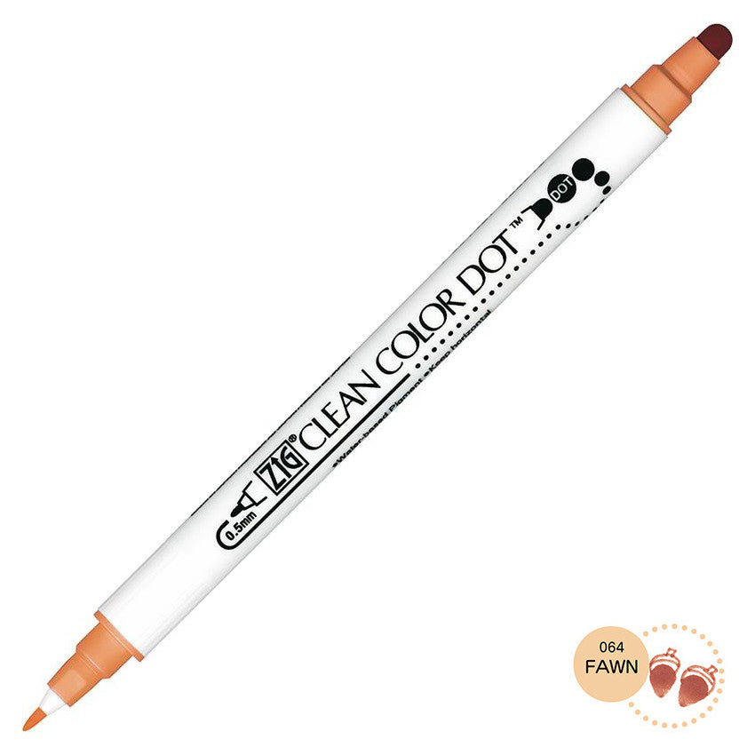 KURETAKE | Rotulador doble punta - Zig Clean Color Dot