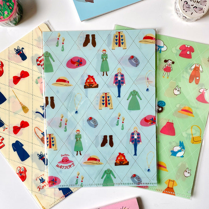 Papelería bonita de Studio Ghibli, portafolio de Nicki aprendiz de bruja