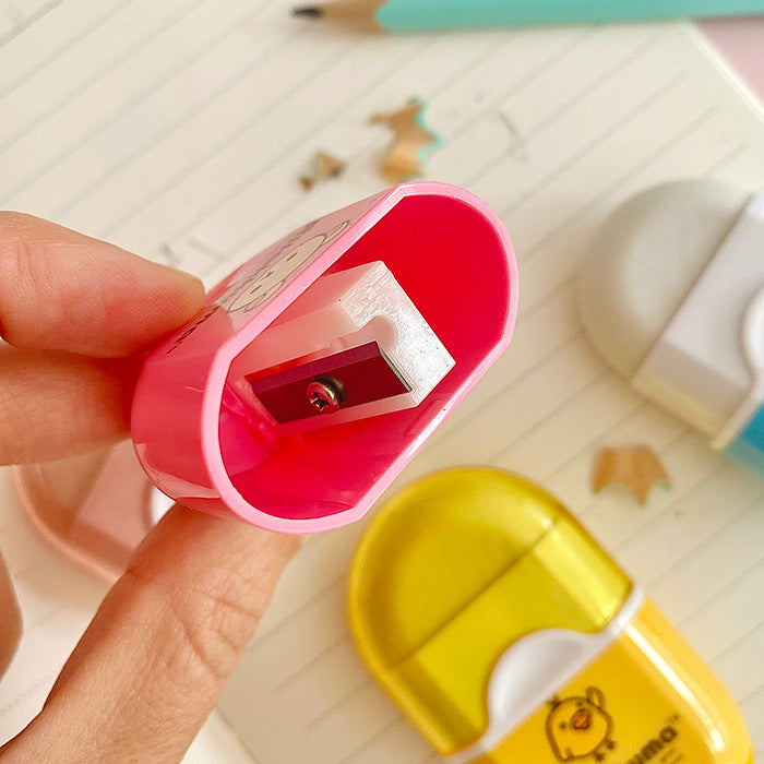 goma de borrar con sacapuntas kawaii de rilakkuma