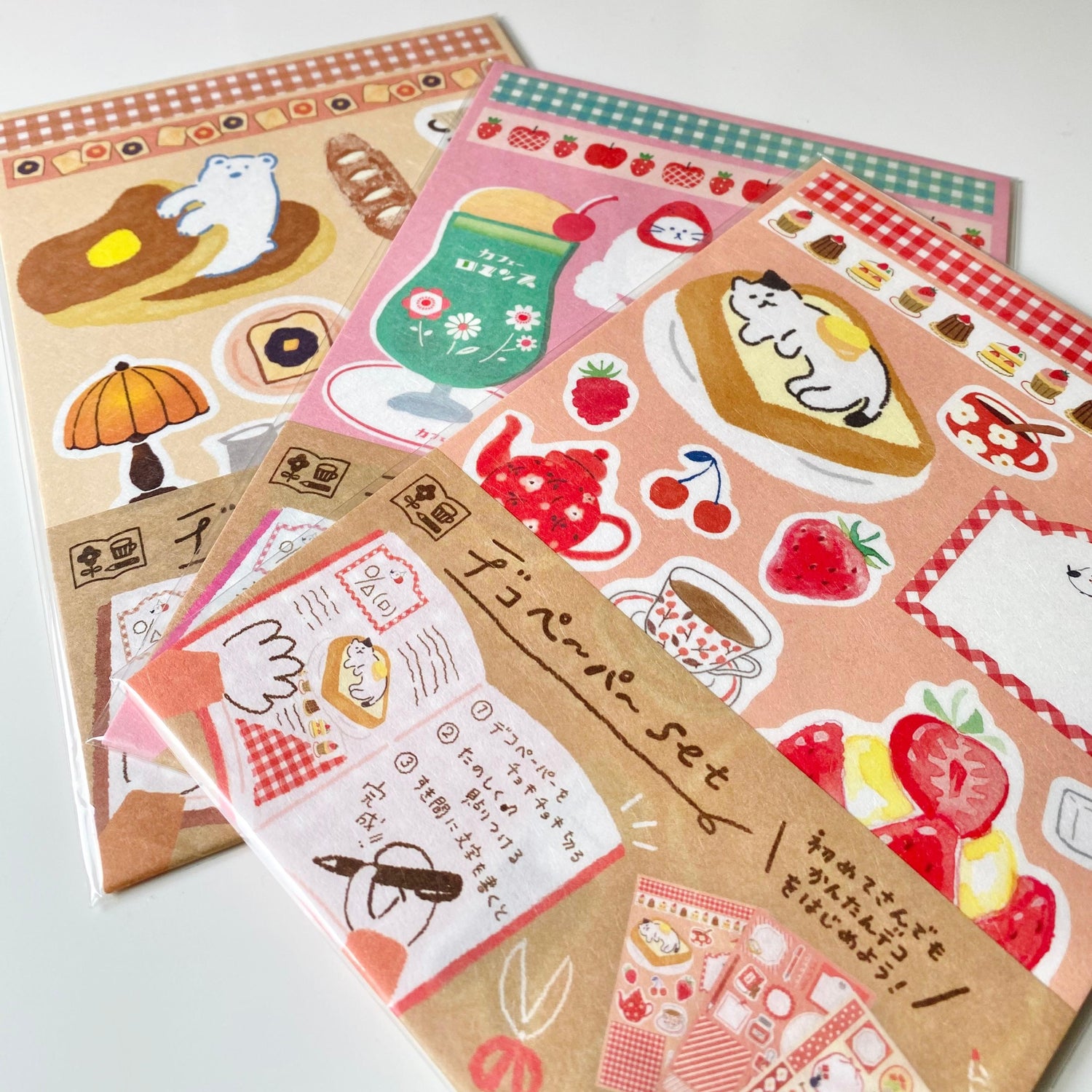 set de decoración con pegatinas japonesas de estilo kawaii para bullet journal y penpal de la marca furukawa shiko