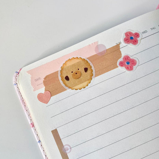 NICHIBAN | Washi tape liso 1,5cm x 18m , Gris claro