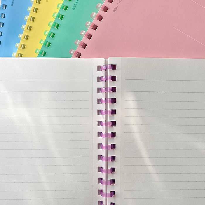 libretas campus marca japonesa de calidad para estudiantes en colores pastel