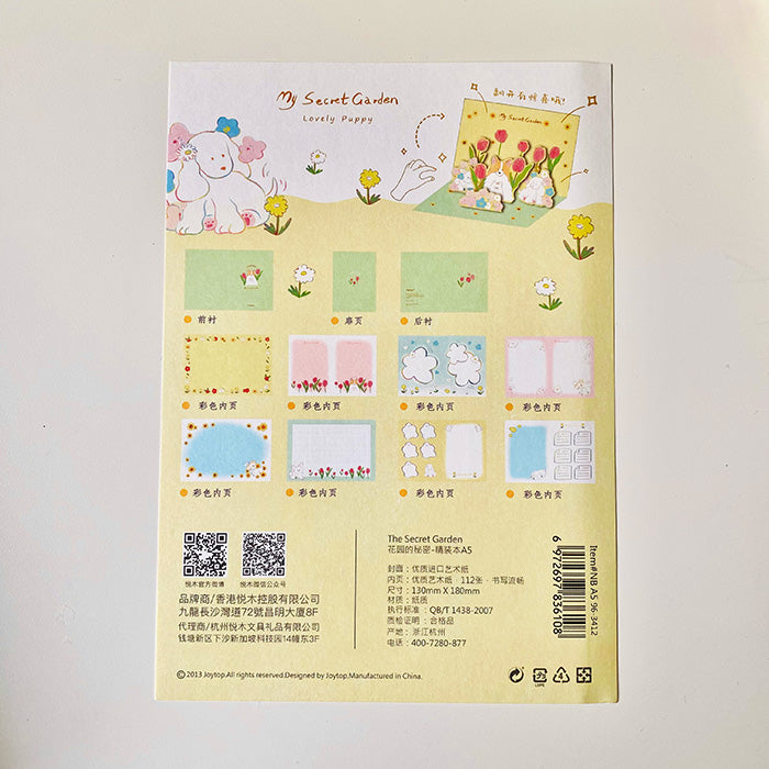 libreta A5 con tapa dura de diseño original, aesthetic y kawaii