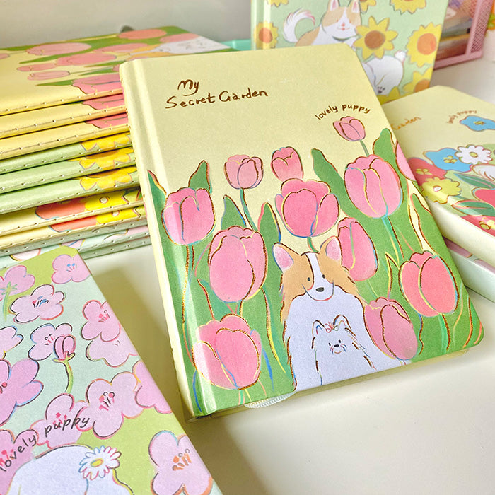 libreta A5 con tapa dura de diseño original, aesthetic y kawaii