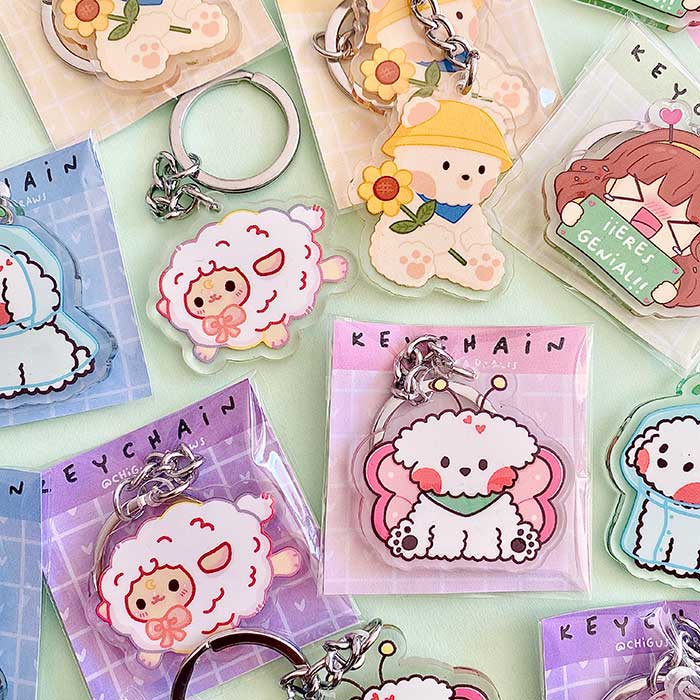 llavero kawaii accesorio anime estilo manga