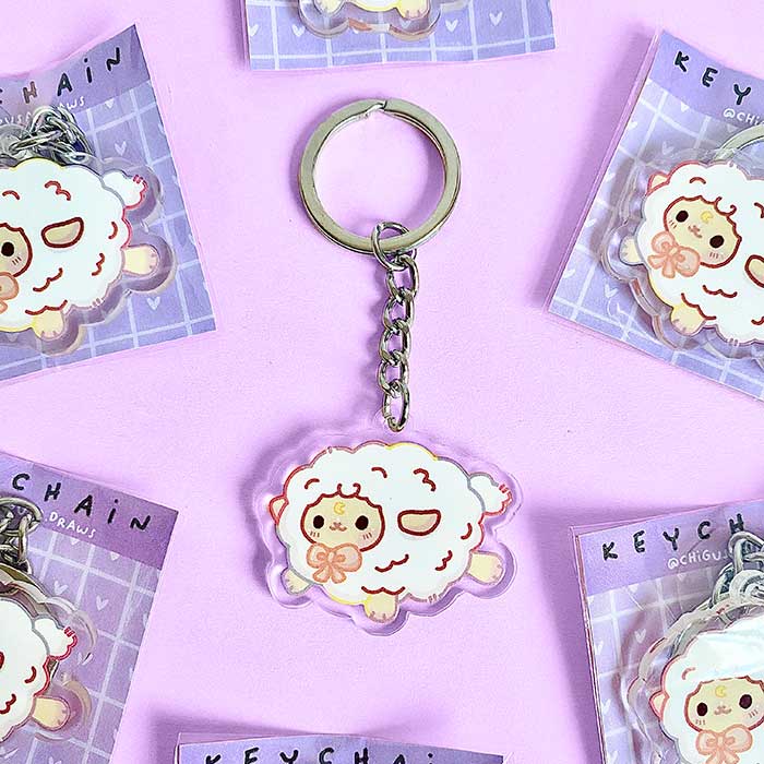 llavero kawaii accesorio anime estilo manga