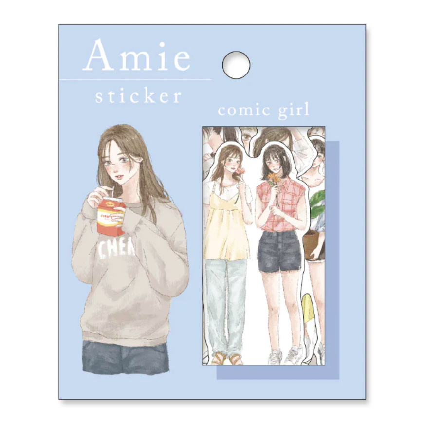 pack de pegatinas japonesas de chicas aesthetic para decorar y hacer manualidades