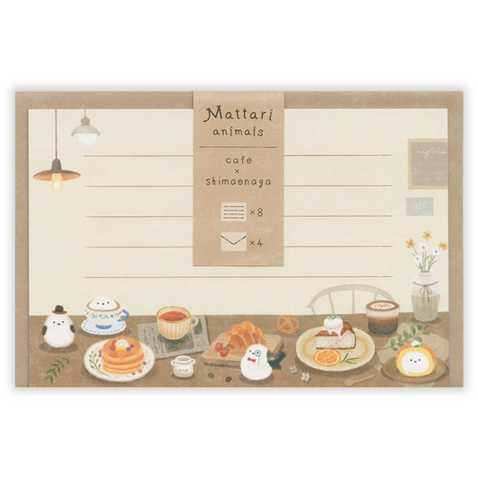 set de cartas decorativas de papeleria japonesa bonita ideal para penpal, con diseño aesthetic y kawaii