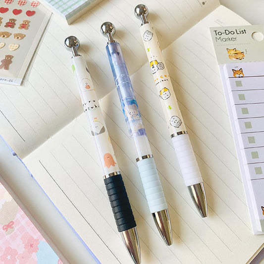 lápiz de minas con diseños kawaii, portaminas de japón divertido con hamster, comida japonesa y osito