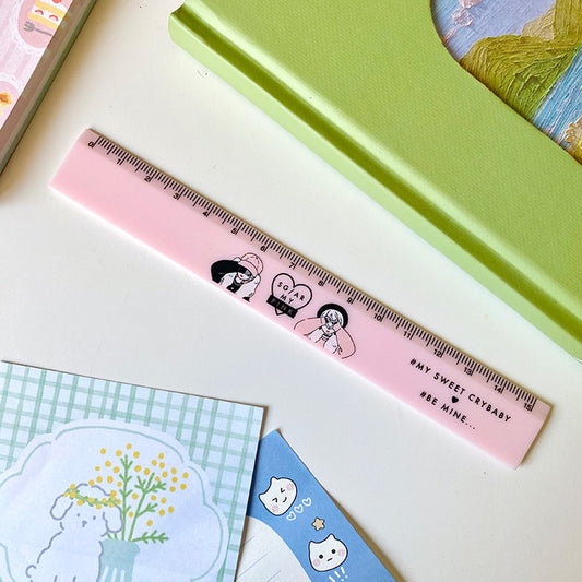 papelería coreana chica aesthetic rosa