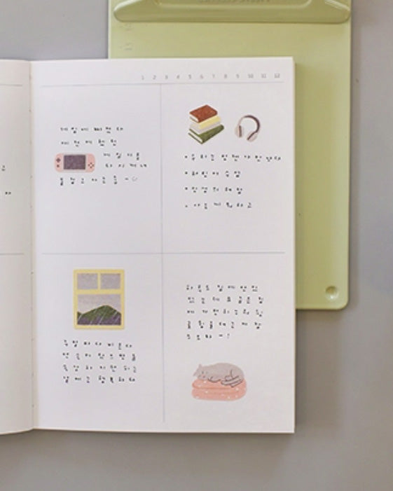 pegatinas coreanas estilo cozy y aesthetic para agenda y decorar el bullet journal