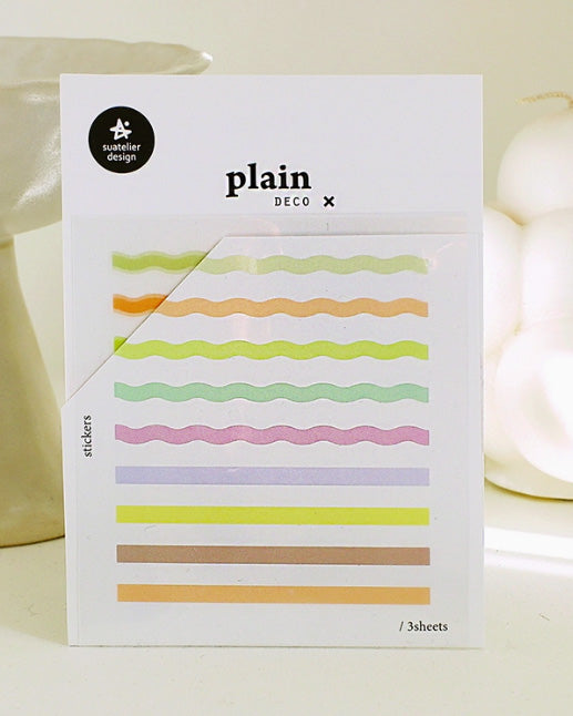 SUATELIER | Pegatinas para planificador, líneas decorativas