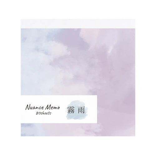 KAMIDEA | Bloc de notas Nuance Memo - Acuarela Azul y Lila