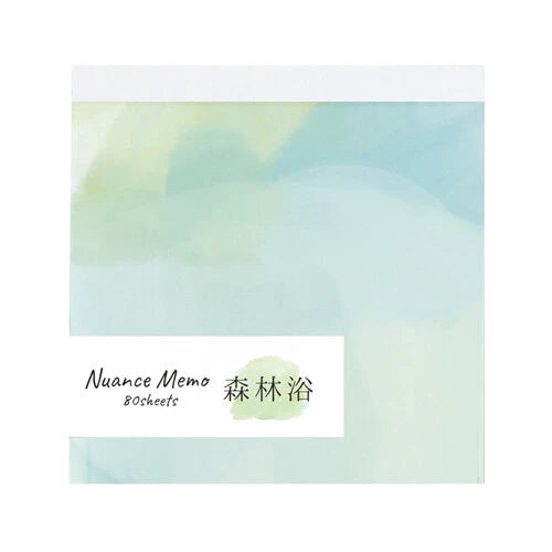 KAMIDEA | Bloc de notas Nuance Memo - Acuarela Verde