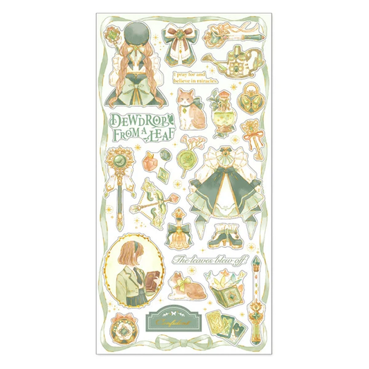 MIND WAVE | Pegatinas Choupinet Seal - Magical Girl Verde