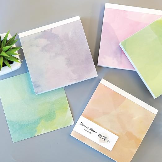 KAMIDEA | Bloc de notas Nuance Memo - Acuarela Marrón suave