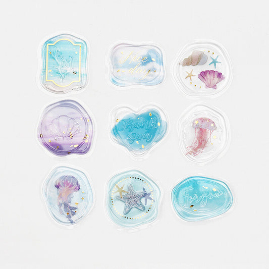 pegatinas japonesas decorativos que simulan sellos para sellar cartas penpal