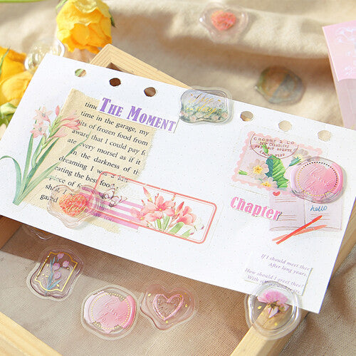pegatinas japonesas decorativos que simulan sellos para sellar cartas penpal