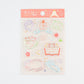 set de sellos japoneses para decorar libretas, cartas, bullet journal... con temática divertida y kawaii