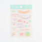 set de sellos japoneses para decorar libretas, cartas, bullet journal... con temática divertida y kawaii