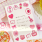 washi tape de japón colorido rosa para decorar scrap booking, cartas o libretas