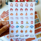 pack de pegatinas para journaling con diseños de otoño y halloween originales