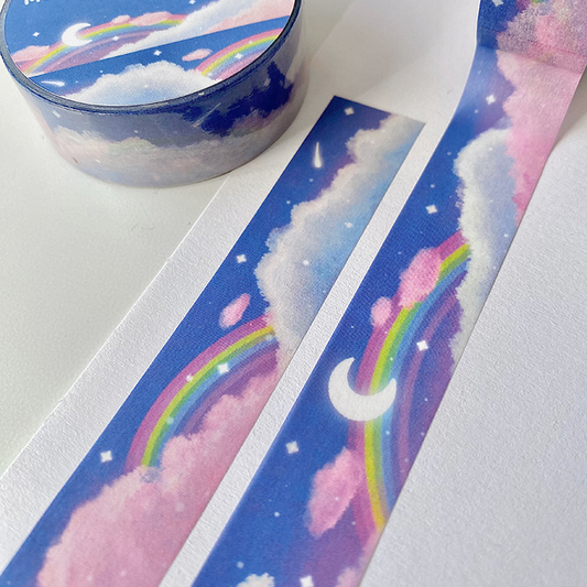 Chigusa Draws | Washi Tape - Meet me in the clouds 1,5cm x 10m