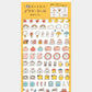 pegatinas japonesas de iconos para agenda y bullet journal