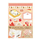 set de decoración con pegatinas japonesas de estilo kawaii para bullet journal y penpal de la marca furukawa shiko