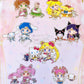 Papelería bonita de Hello Kitty y Sailor Moon, archivador portafolio rosa kawaii