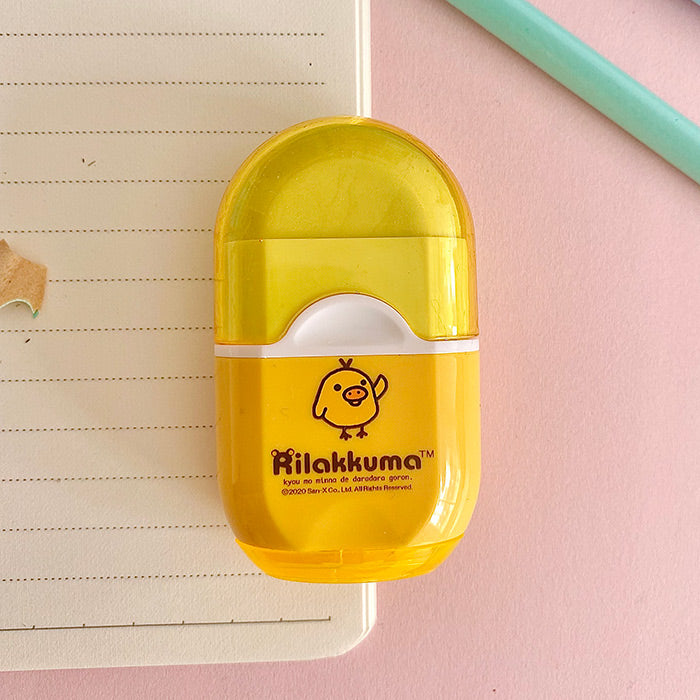 goma de borrar con sacapuntas kawaii de rilakkuma