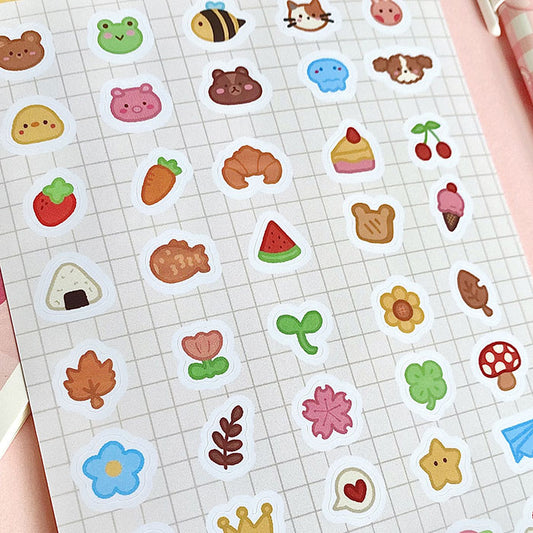 pegatinas bonitas de vinilo para agenda y decorar estilo kawaii