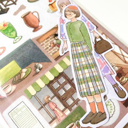 CRU-CIAL | Hoja de pegatinas - Cafetería de especialidad