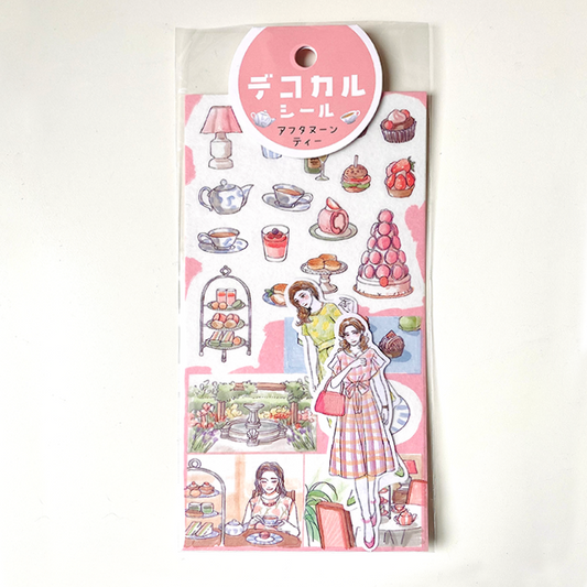 CRU-CIAL | Hoja de pegatinas - Hora del té