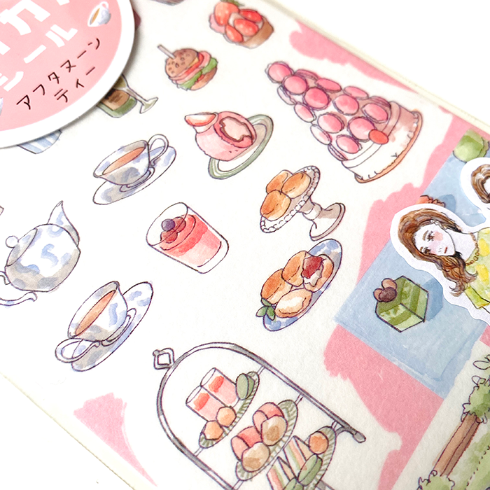 CRU-CIAL | Hoja de pegatinas - Hora del té