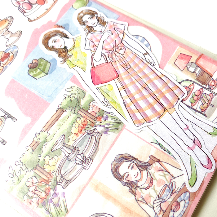 CRU-CIAL | Hoja de pegatinas - Hora del té