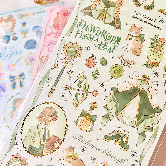 MIND WAVE | Pegatinas Choupinet Seal - Magical Girl Verde