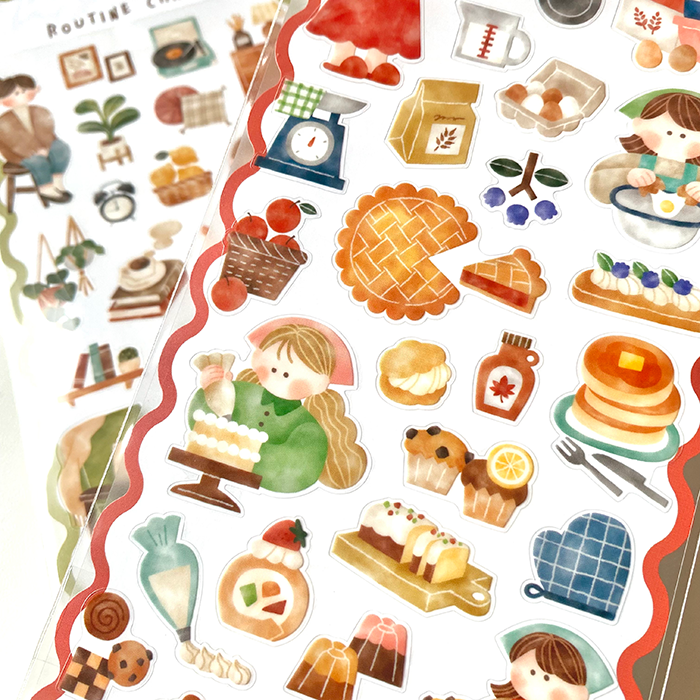 MIND WAVE | Pegatinas Routine Charm - Repostería