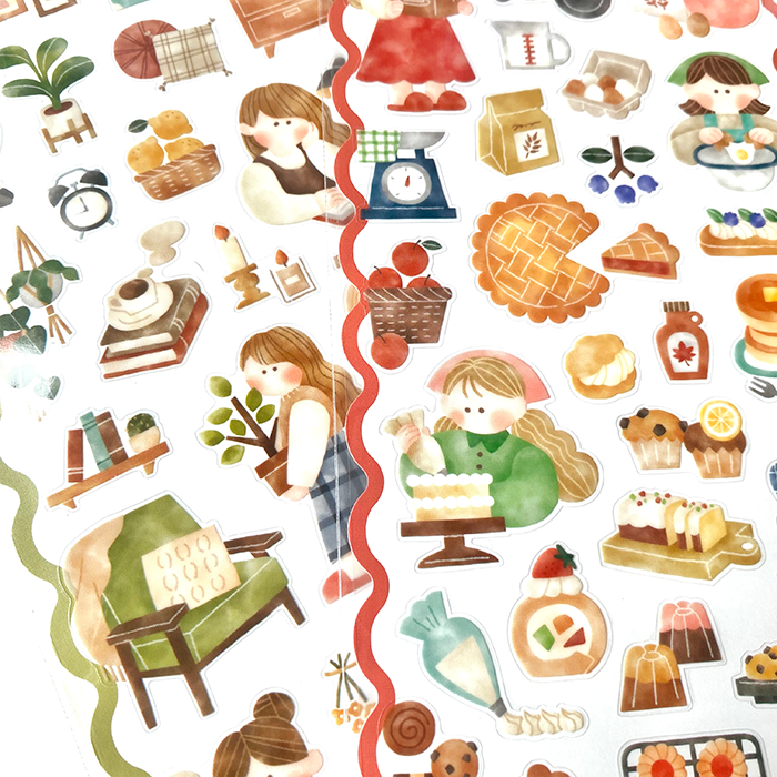 MIND WAVE | Pegatinas Routine Charm - Repostería