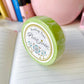 NICHIBAN | Washi tape liso 1,5cm x 18m , Color verde