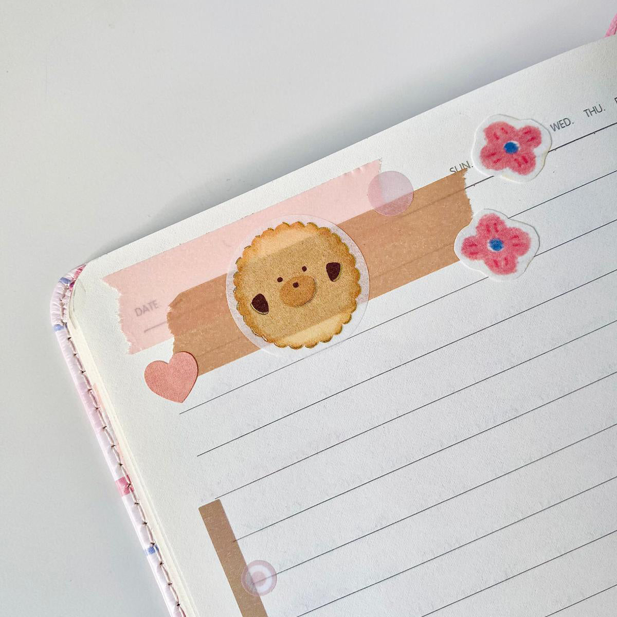 NICHIBAN | Washi tape liso 1,5cm x 18m , Color azul