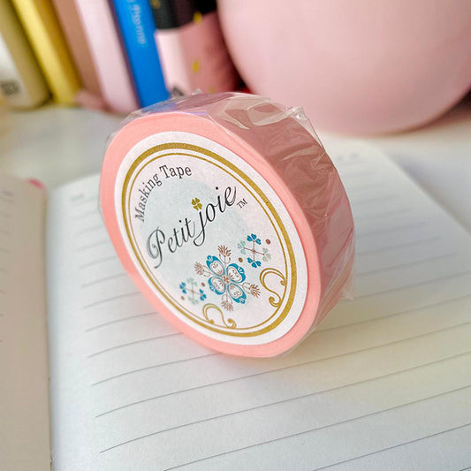 NICHIBAN | Washi tape liso 1,5cm x 18m , Color rosa