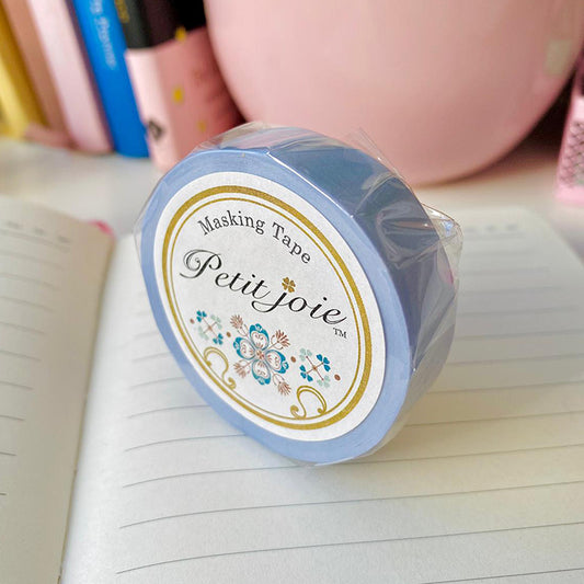 NICHIBAN | Washi tape liso 1,5cm x 18m , Color azul