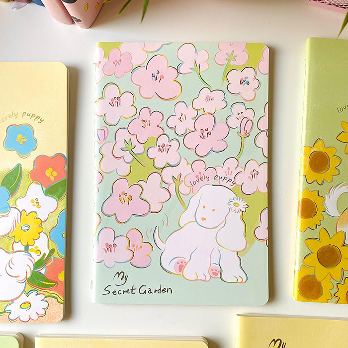 Joytop | Libreta Secret Garden , sakura - A5 a rayas y tapa blanda
