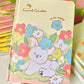 Joytop | Libreta Secret Garden de perrito con flores, A5 tapa dura
