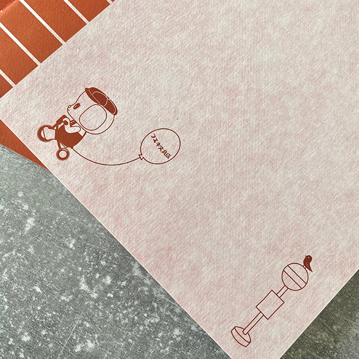 Libreta japonesa estilo vintage con dibujo kawaii y papel de buena calidad