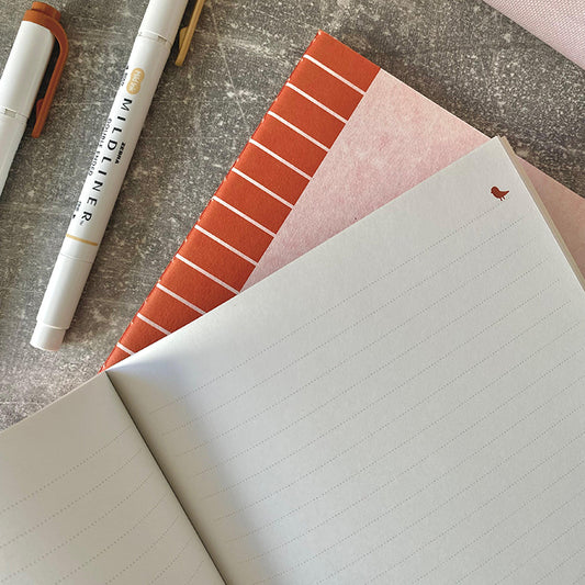 Libreta japonesa estilo vintage con dibujo kawaii y papel de buena calidad